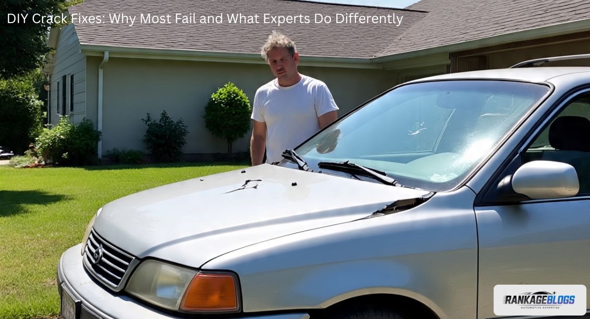 Common reasons why DIY windshield crack fixes fail and how expert technicians use professional methods for lasting, effective repairs.