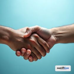Professional handshake representing trusted auto glass repair partnerships and external resources.