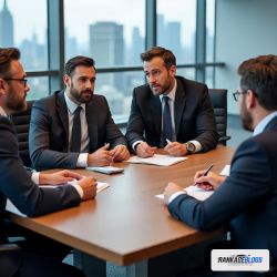 Team of auto glass repair professionals discussing industry collaboration and guest contributions.