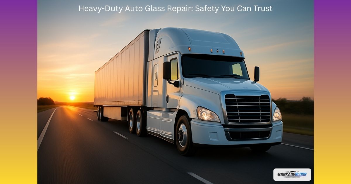 Heavy-Duty Auto Glass Repair: Safety You Can Trust